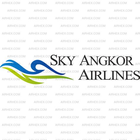 Sky Angkor Airlines Logo Airline Logo Airlines Square Logo