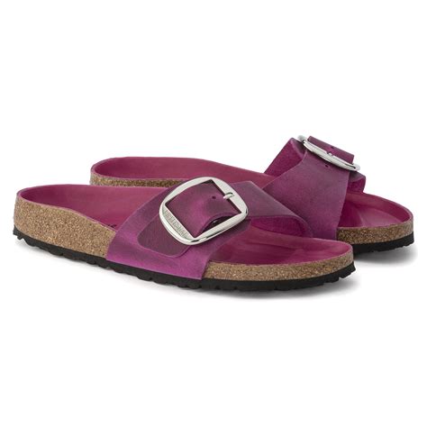 Madrid Big Buckle Oiled Leather Festival Fuchsia Birkenstock