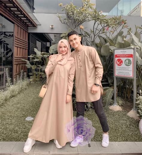 Baju Couple Gamis Dan Koko Lengan Panjang Modern Ryn Fashion