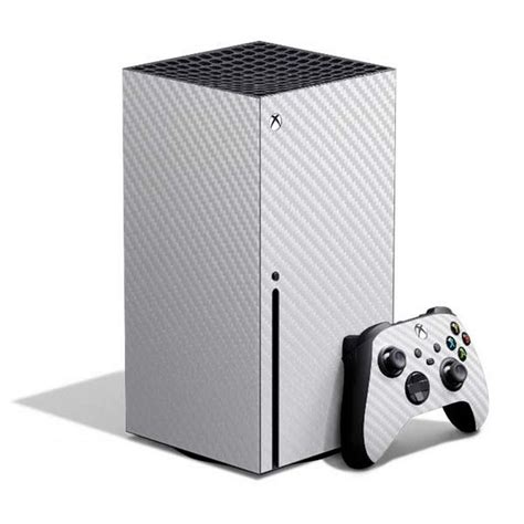 White Carbon Fiber Skin Bundle For Xbox Series X Xbox Series X Gamestop