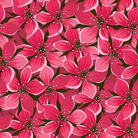 12 Free Floral Flowers Vector Patterns Graphics