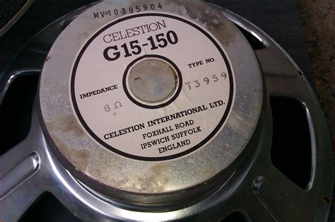 For more info, or questions, go to www.directxgamer.weebly.com. G15 150W - Celestion G15 150W - Audiofanzine