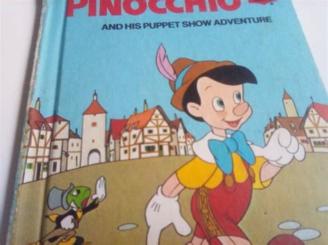 Vintage Children Book Pinocchio Book Disney Book Vintage Etsy