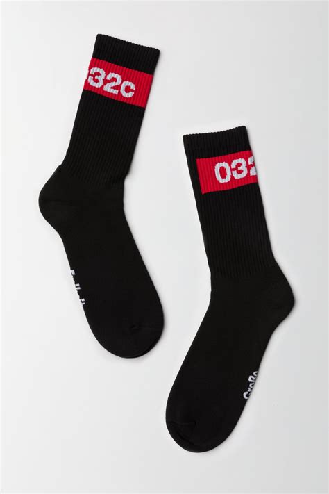 remove before sex socks white red 032c