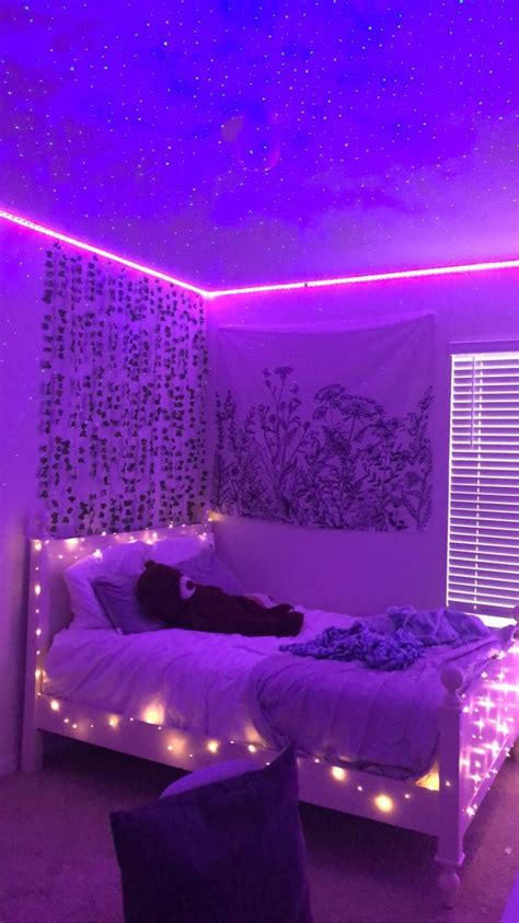 Neon Purple Room Inspos Tiktok Inspired In 2021 Room Design Bedroom