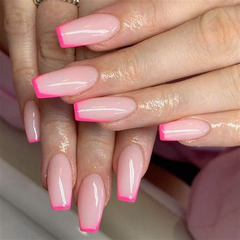 Faith James Nails Bristol Uk On Instagram “simple Pink Tips For The