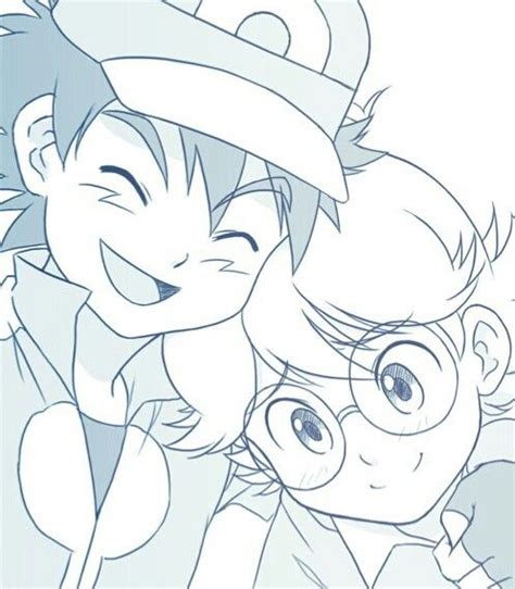 Ash And Clemont Diodeshipping ♡ Pokemon Kalos Pokemon Anime