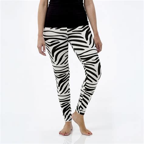 Print Womens Luxe Leggings In Natural Zebra Print Zebra Print Performance Leggings Women