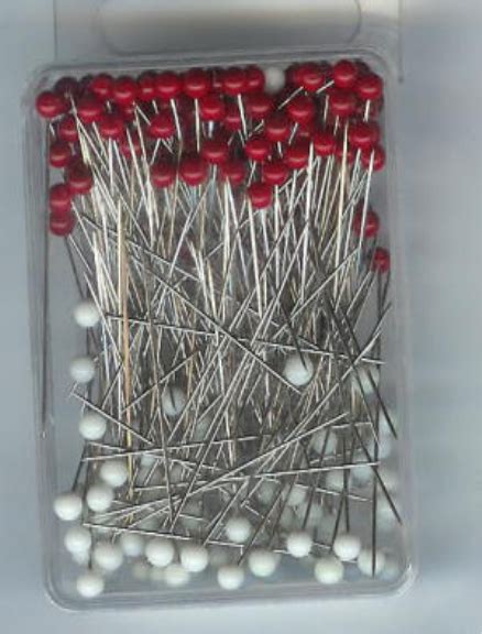 Buy Stationary Berry Head Pins Assorted Pk 100 With Container