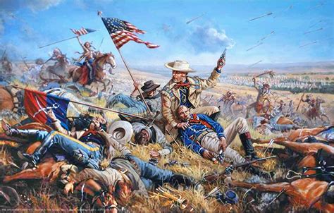 Custers Last Stand 1876 Battle Of Little Bighorn Western Art