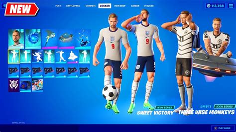 Fortnite Footballs Harry Kane And Marco Reus With Built In Sweet Victory