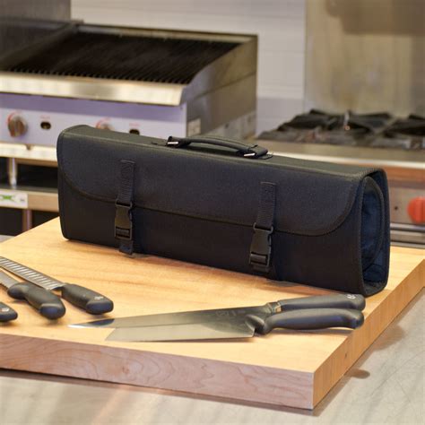 Chef knife wallet bag knives kitchen roll carry chef case 10 slots storage bag d. 10 Pocket Knife Case - 20 1/2" x 6 1/4"