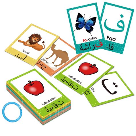 Buy Arabic Alphabet Flash Cards For Kids Toddler Learning Arabic