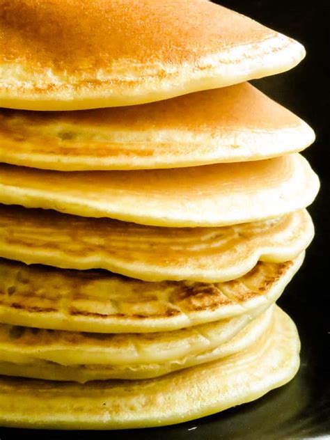 This recipe is great for sweet or savoury pancakes. How to make fluffy pancakes without milk or eggs(dairy ...