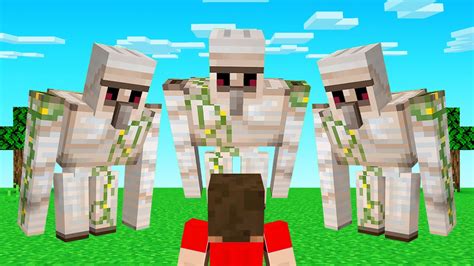 Guess Who With Iron Golems Minecraft Youtube