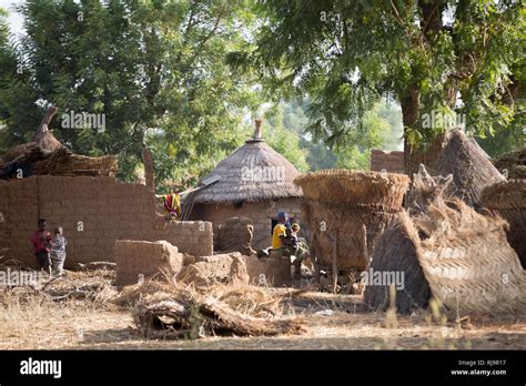 Bissiga Village Yako Burkina Faso 29th November 2016 Daily Life In