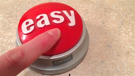 Staples Easy Button Review Youtube