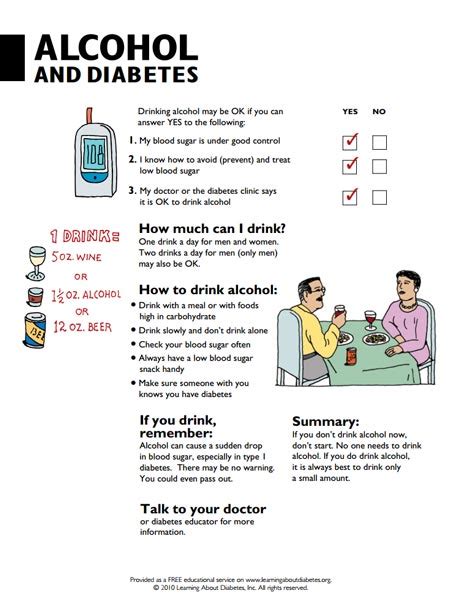 Type 1 Diabetes And Alcohol Intake Diabeteswalls