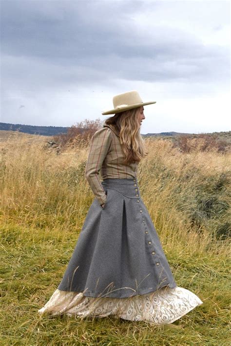Lacey Jean Homestead Skirt In Grey Wool 1 Left Size Xs Revivall Clothing
