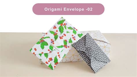 【t Envelope Making】how To Wrap A T Card Make A Origami Envelope