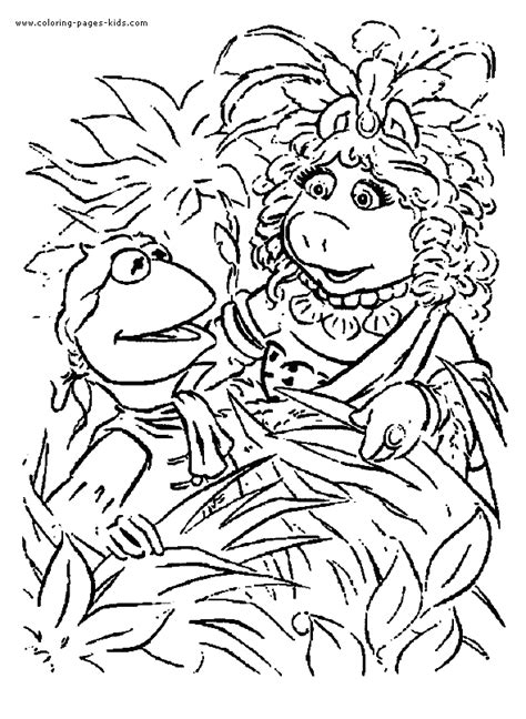 The Muppet Show Color Page Coloring Pages For Kids Cartoon