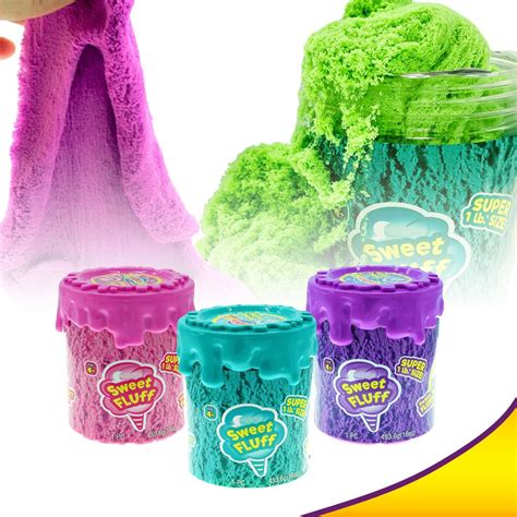 Cotton Candy Putty Toys Sensory Sand Fluff Stuff Stress Relief Kids Toy