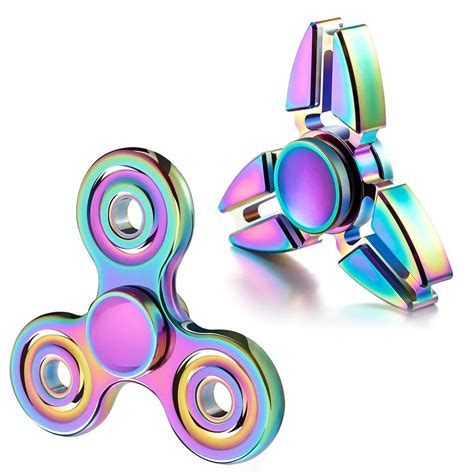 toys and hobbies giocattoli e modellismo new rainbow hand spinner fidget spin hand desk toy edc