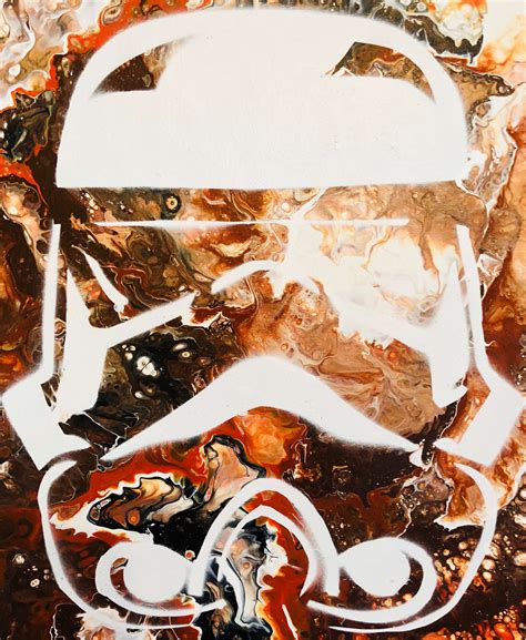 Star Wars Fan Art Abstract Acrylics And Spray Acrylic Commissions The