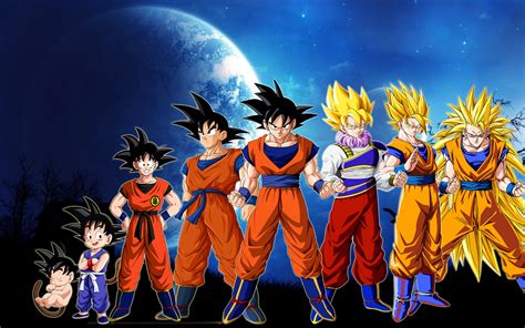 This is evident when goku and vegeta used these forms. Goku Evolution