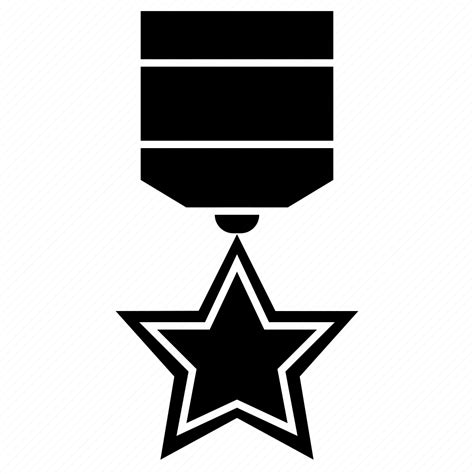 Honor Medal Red Silver Star Icon Download On Iconfinder
