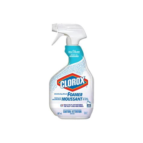 Clorox Disinfecting Bleach Foamer Spray Bottle 30 Floz