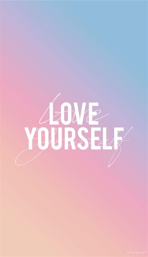 Edgy cute aesthetic wallpapers wallpapershit. Aesthetic Love Yourself Wallpapers - Wallpaper Cave