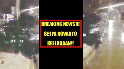 Baru Setya Novanto Kecelakaan Begini Kondisi Mobilnya Youtube