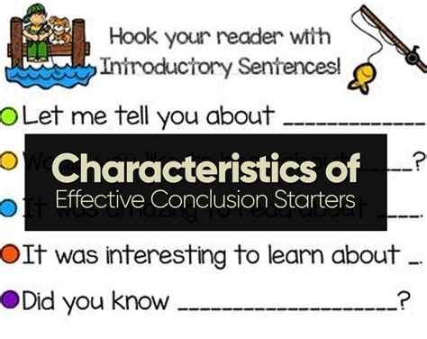 Conclusion Starters Definition And Characteristics And Examples