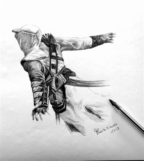 Altair Leap Of Faith Musiriam Di Trapani Assassins Creed Art