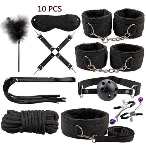 Sex Products Erotic Toys For Adults Bdsm Rope Bondage Set Handcuffs