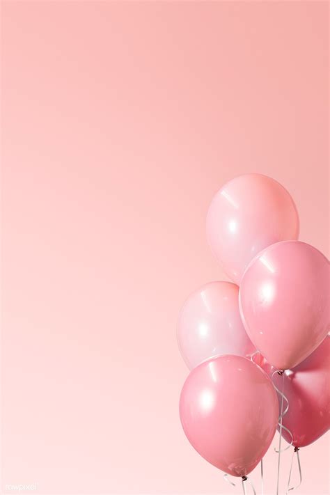 Download Premium Illustration Of Festive Pastel Pink Balloon Banner