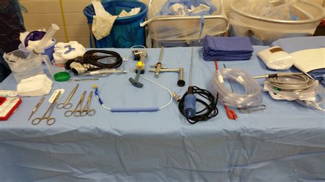 Percutaneous Nephrolithotripsy Mayo Stand And Back Table Setup Cstsetup