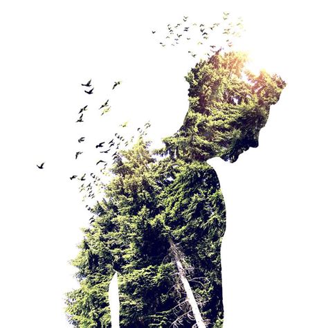 Nature Of The Body Double Exposure Photo Double Exposure Photography