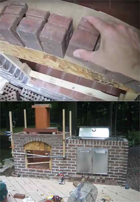How To Build An Outdoor Fireplacebuilding Fireplace Entrance Arch