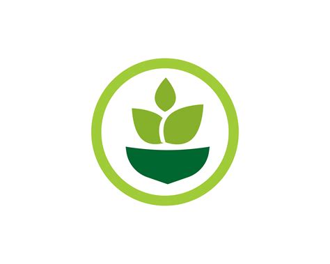 Agriculture business logo template unique green vector ...