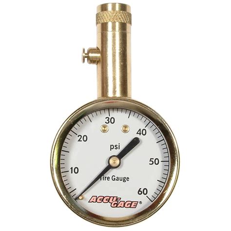 Accu Gage Tire Pressure Gauge Accuracy Comes Standard At Sears