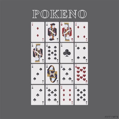Free Printable Pokeno Game Cards Free Printable
