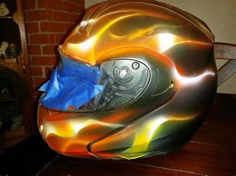 Zimmer Designz Custom Paint Work In Progress Helmet For Now Custom