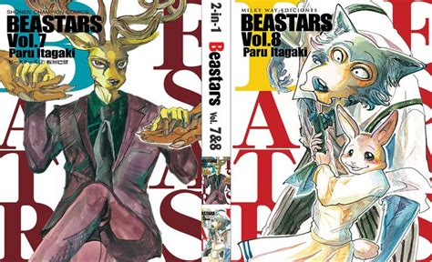 Beastars Volumes 7and8 Frontback Cover Manga Covers Cover Comic Book