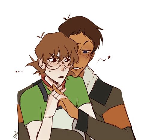 Lance And Pidge With Their Hands Intertwining From Voltron Legendary