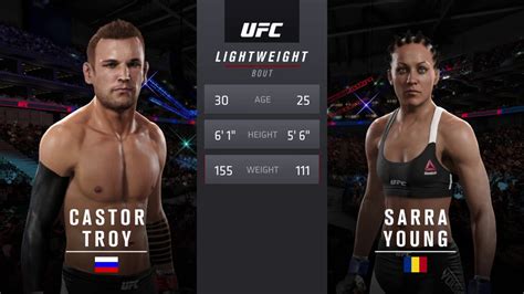 Ea Sports Ufc 2 First Fight Male Vs Female Wtf Youtube