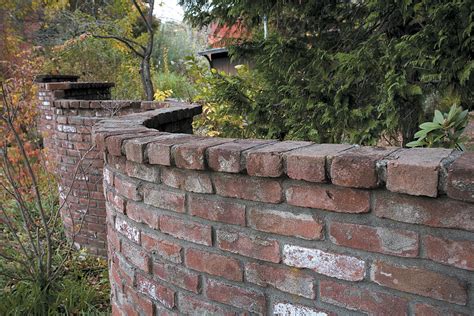 Image Gallery Old Brick Garden Walls Fence Landscaping Backyard