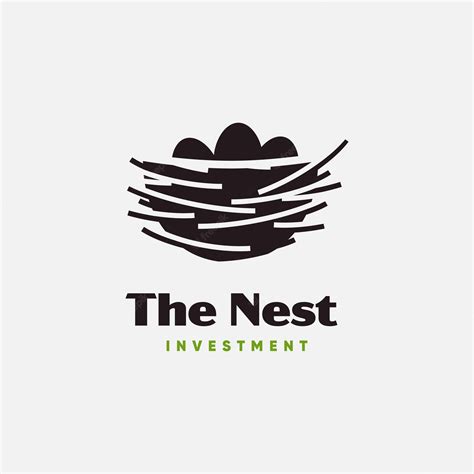 Premium Vector Nest Investment Logo