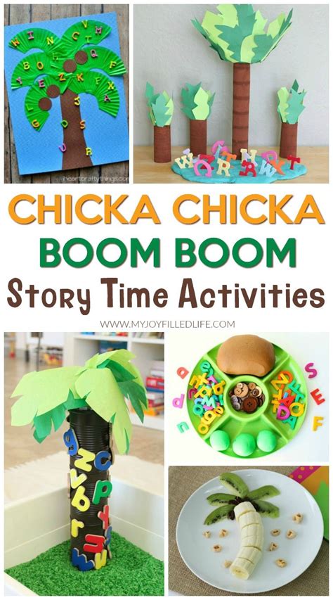 Chicka Chicka Boom Boom Story Time Activities Book Themed Activities Chicka Chicka Book Crafts